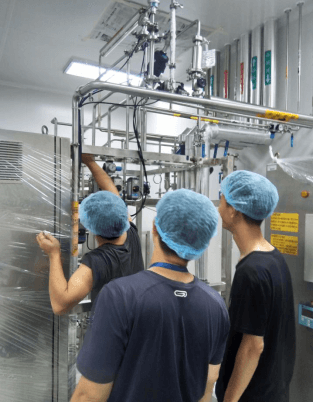 古安泰工業(yè)內窺鏡應用于某制藥廠